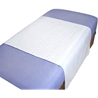 MIRTUX Empapador Protector de Cama Lavable- Impermeable y Muy Absorbente con 4 Capas. Medidas 85 x 90 cm y alas a Ambos…